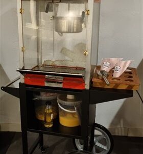 Popcorn Machine - Popcornmachine met verkoop wagen